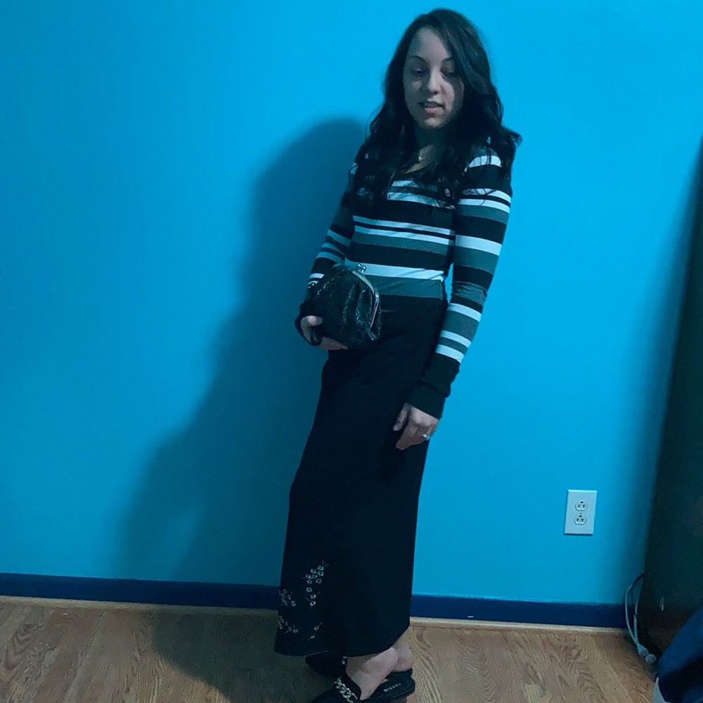 Cherokee long black skirt .